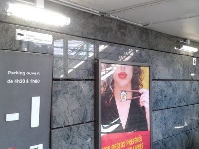 Eccelectro - Eclairage parking relais du métro Laurent Bonnevay