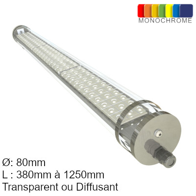 Monochrome LED tube