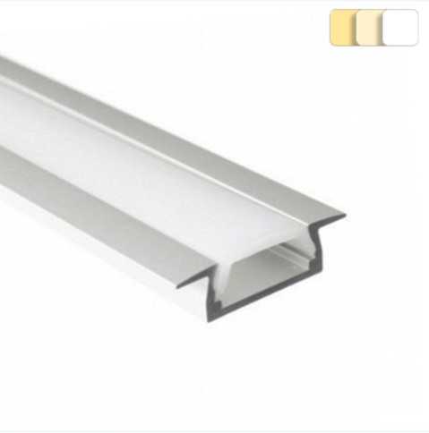 Recessed LED batten